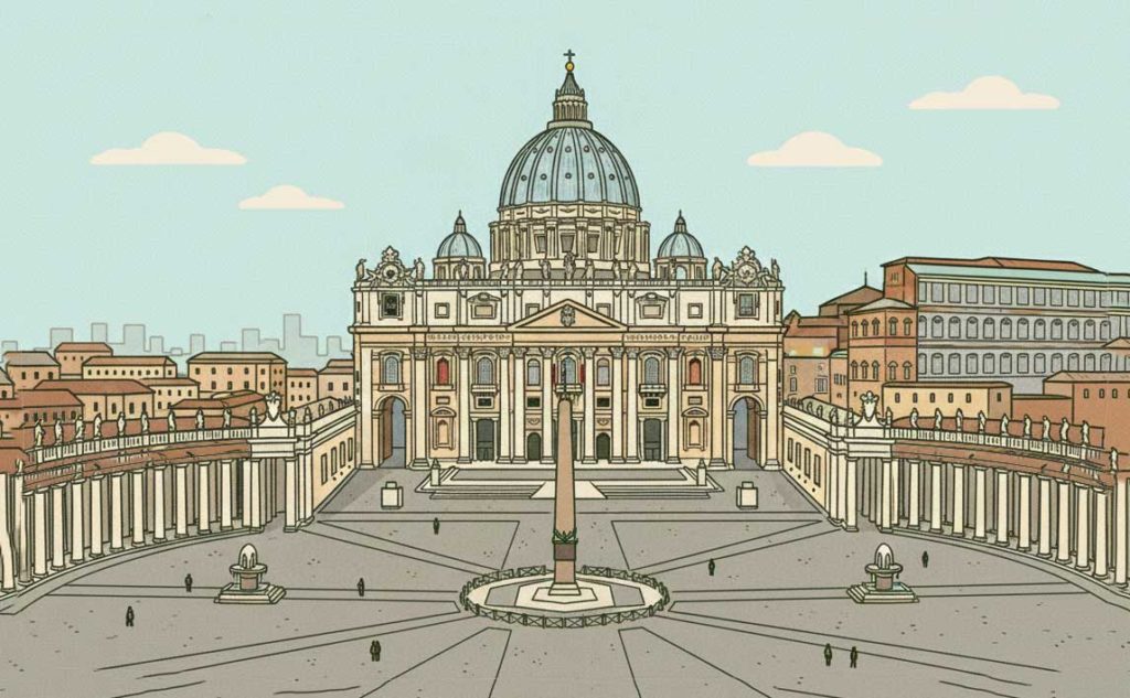 カトリック教会の総本山であるサン・ピエトロ大聖堂