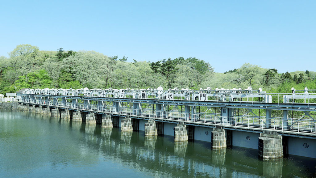 安積疎水 十六橋水門(福島県)